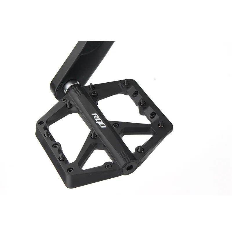 Nylon Platform MTB Bike Pedals  Flat Grip with Bearings Image 4