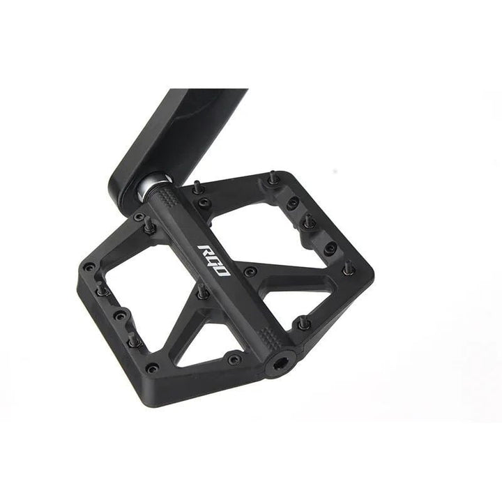 Nylon Platform MTB Bike Pedals  Flat Grip with Bearings Image 4