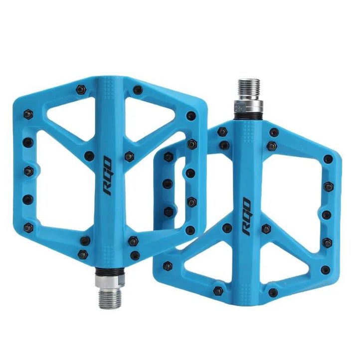 Nylon Platform MTB Bike Pedals  Flat Grip with Bearings Image 11