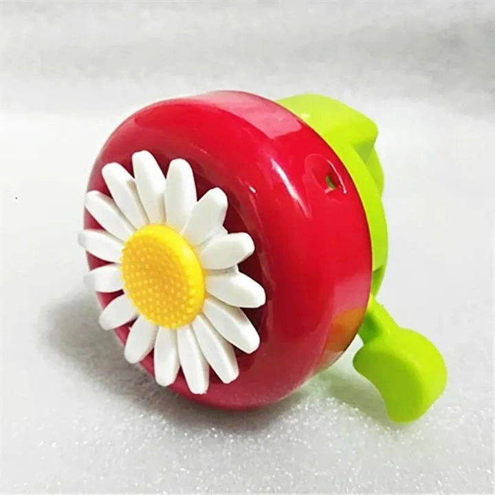 Kids Bike Bell  Flower Handlebar Horn with Multi-Color Ring Image 4