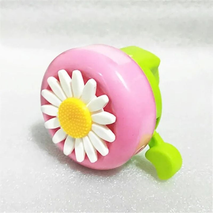 Kids Bike Bell  Flower Handlebar Horn with Multi-Color Ring Image 6