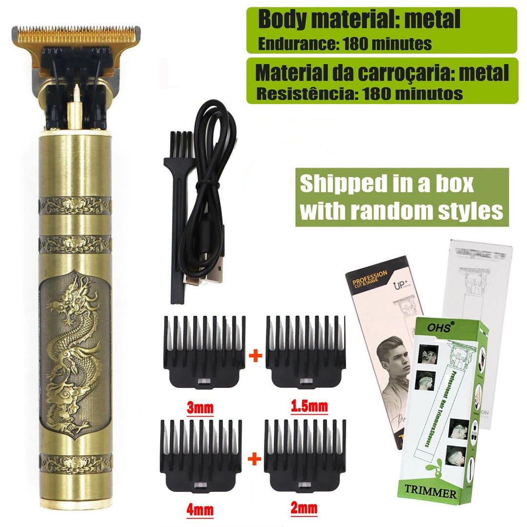 T9 USB Rechargeable Hair Clipper Trimmer for Men Beard Hair Cutting Image 7