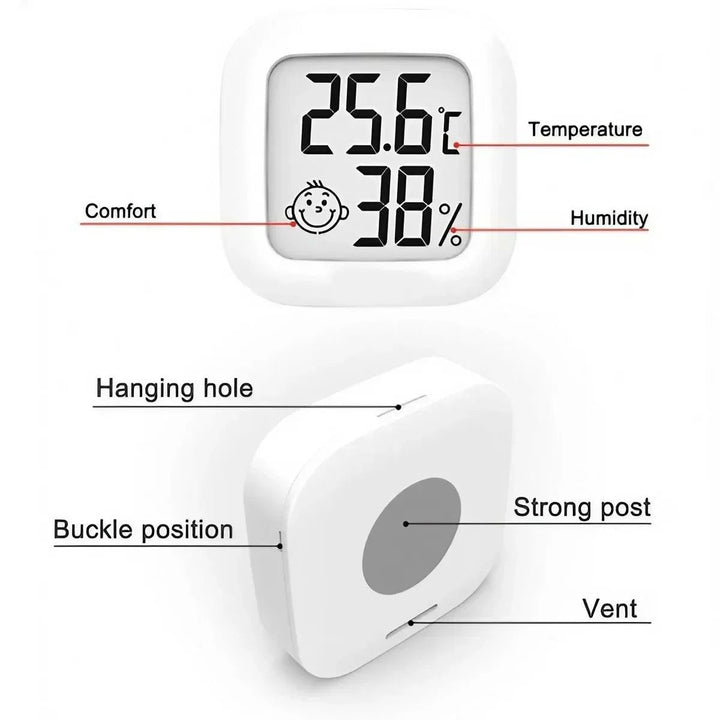 Mini LCD Thermometer Hygrometer High Accuracy Indoor Temperature Sensor Image 6