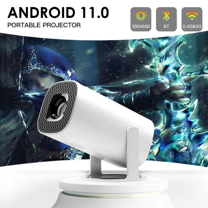 P30 Mini Smart Projector Android 11WiFi 6 4K Support Portable Home Cinema Image 1