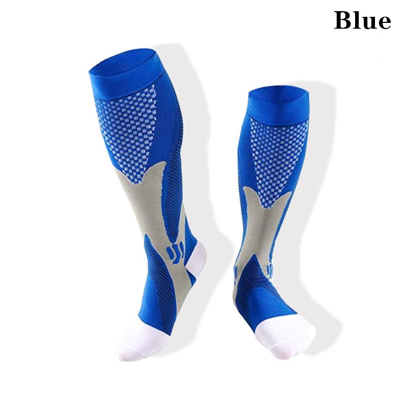 Running Men Women Compression Socks For Football Anti Fatigue Pain Relief 20-30 Mmhg Black Compression Socks Fit For Image 8