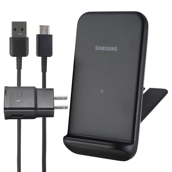 Samsung Wireless Charger Convertible Qi (Pad/Stand) - Black (EP-N3300TBEGUS) Image 1