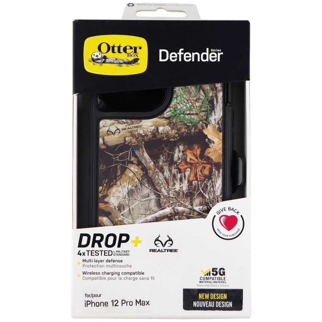 OtterBox Defender Series Case for Apple iPhone 12 Pro Max - RealTree Edge Black Image 4