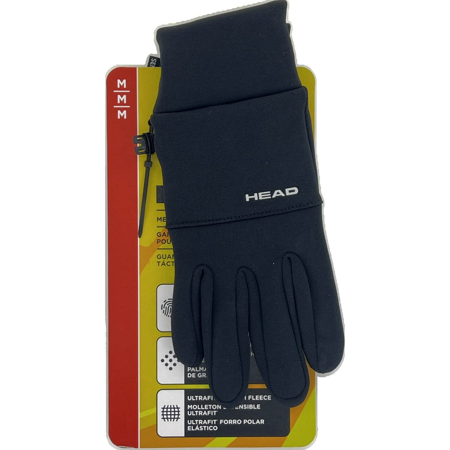 Head Mens Touchscreen Running Gloves 1 Pair Medium (Black) Image 1