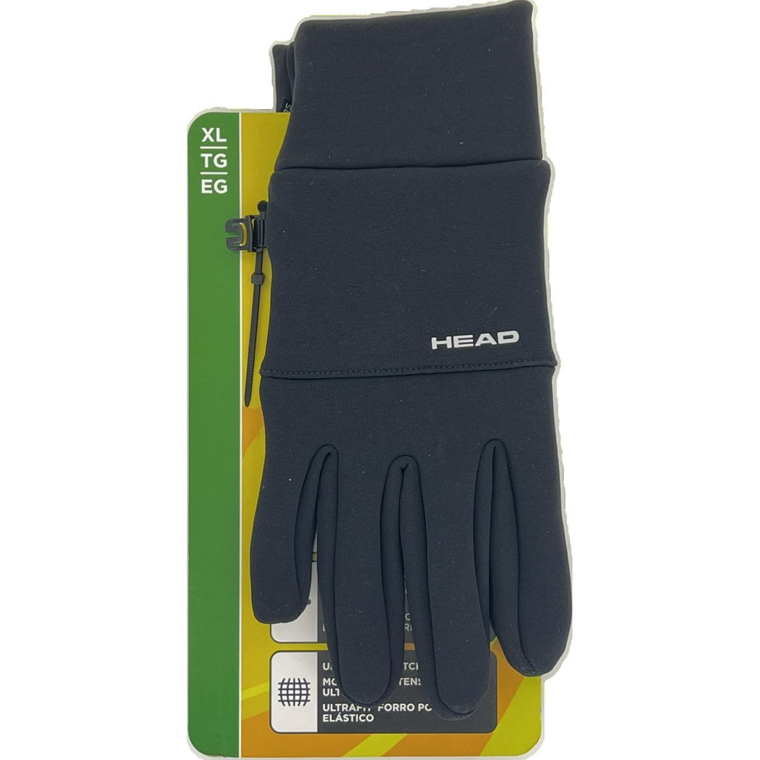 Head Mens Touchscreen Running Gloves 1 Pair XL (Black) Image 1