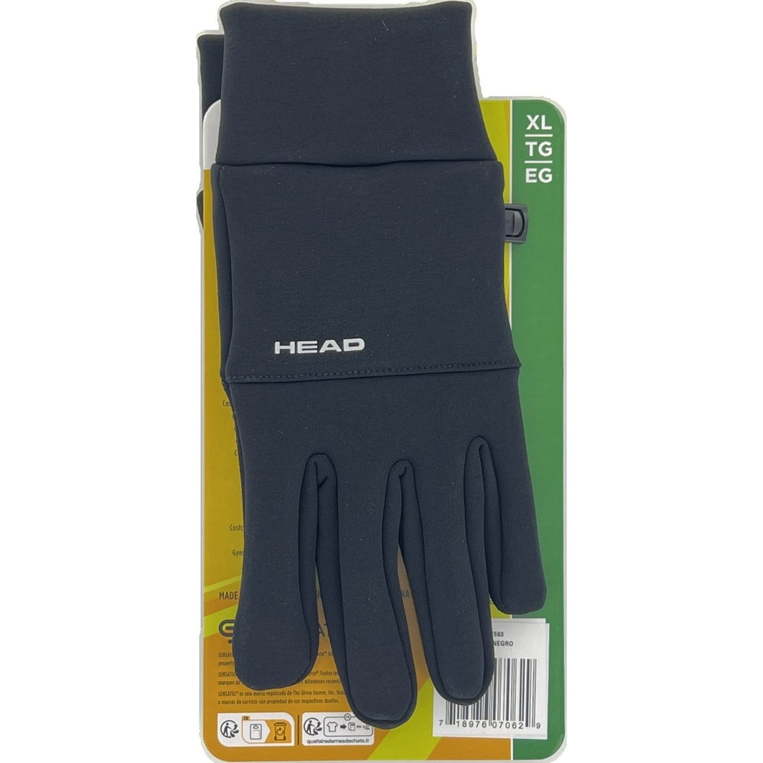 Head Mens Touchscreen Running Gloves 1 Pair XL (Black) Image 3