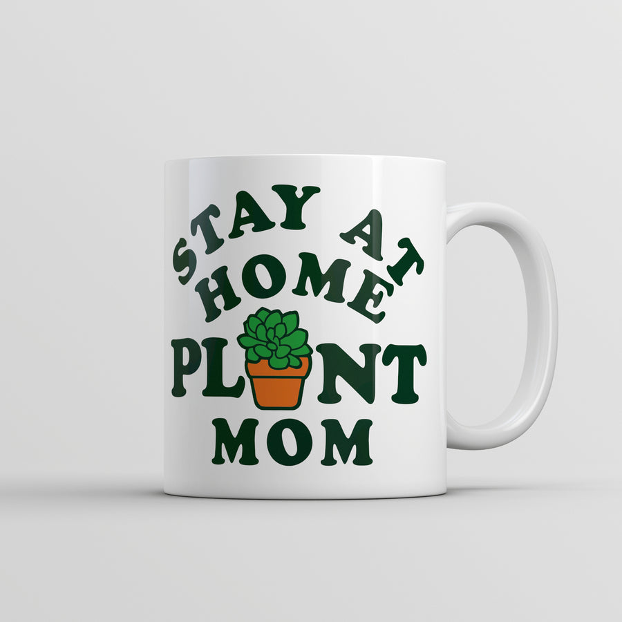 Stay At Home Plant Mom Mug Funny Sarcastic Plants Graphic Coffee Cup-11oz Image 1