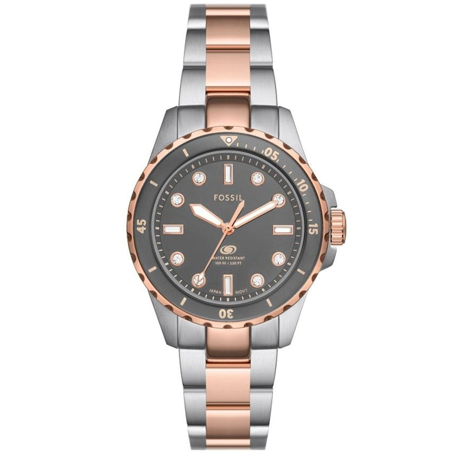 Fossil Womens Blue Dive Gray Dial Watch - ES5348 Image 1