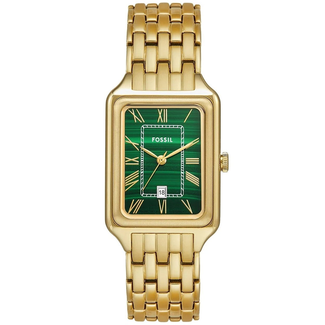 Fossil Womens Raquel Green Dial Watch - ES5341 Image 1