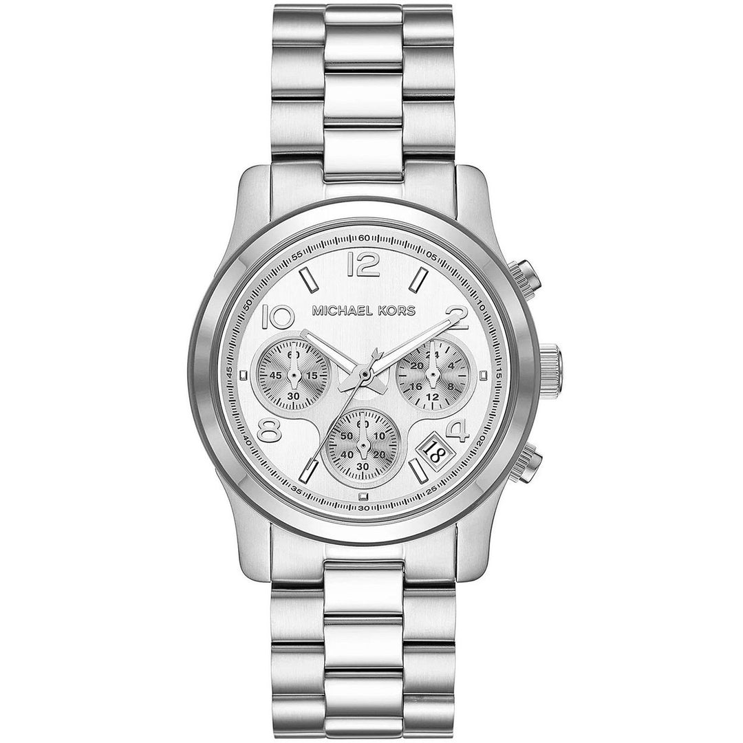 Michael Kors Womens Runway Silver Dial Watch - MK7325 Image 1