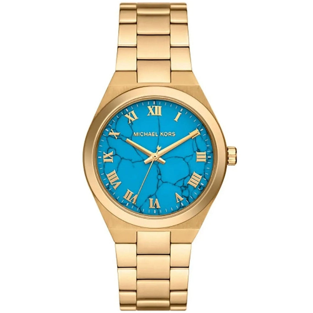 Michael Kors Womens Lennox Blue Dial Watch - MK7460 Image 1