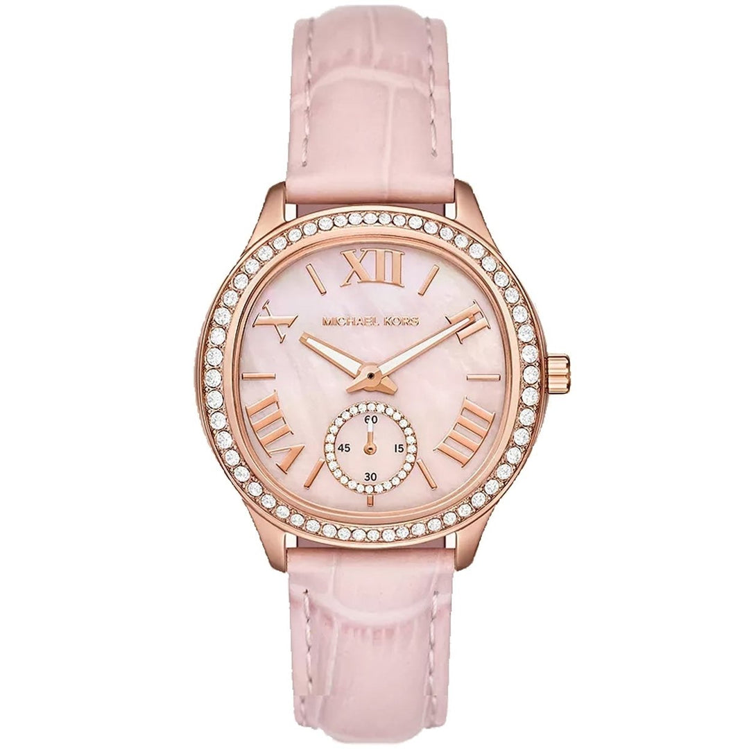 Michael Kors Womens Sage Pav Mother of Pearl Dial Watch - MK4820 Image 1