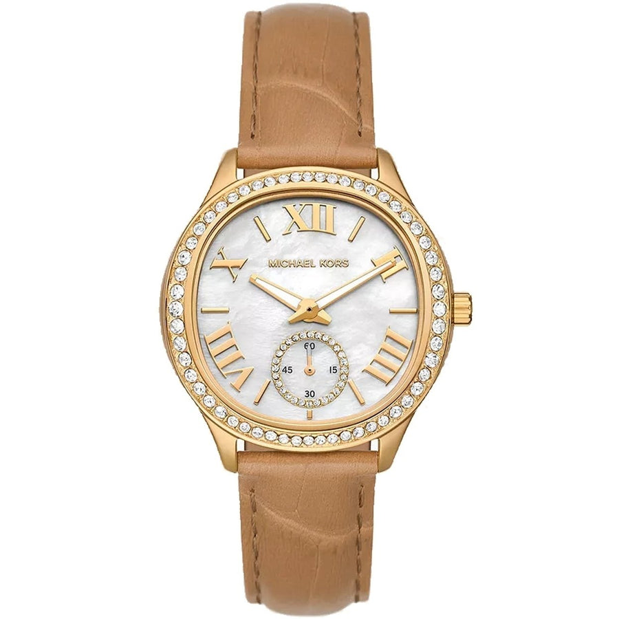 Michael Kors Womens Sage Pav Mother of Pearl Dial Watch - MK4819 Image 1