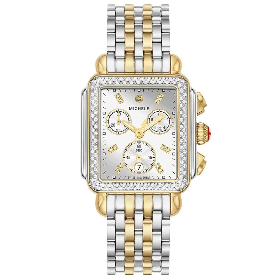 Michele Womens Deco Silver Dial Watch - MWW06A000805 Image 1