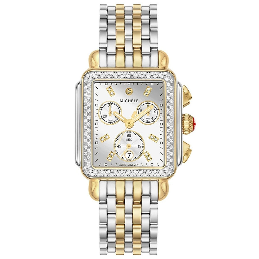 Michele Womens Deco Silver Dial Watch - MWW06A000805 Image 1