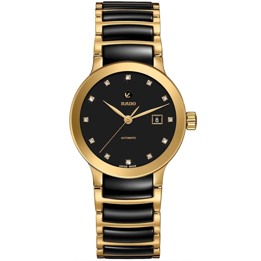 Rado Womens Centrix Black Dial Watch - R30080762 Image 1