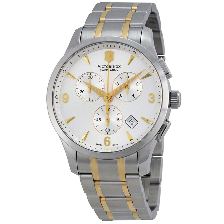 Swiss Army Mens Alliance Silver Dial Watch - 241481 Image 1