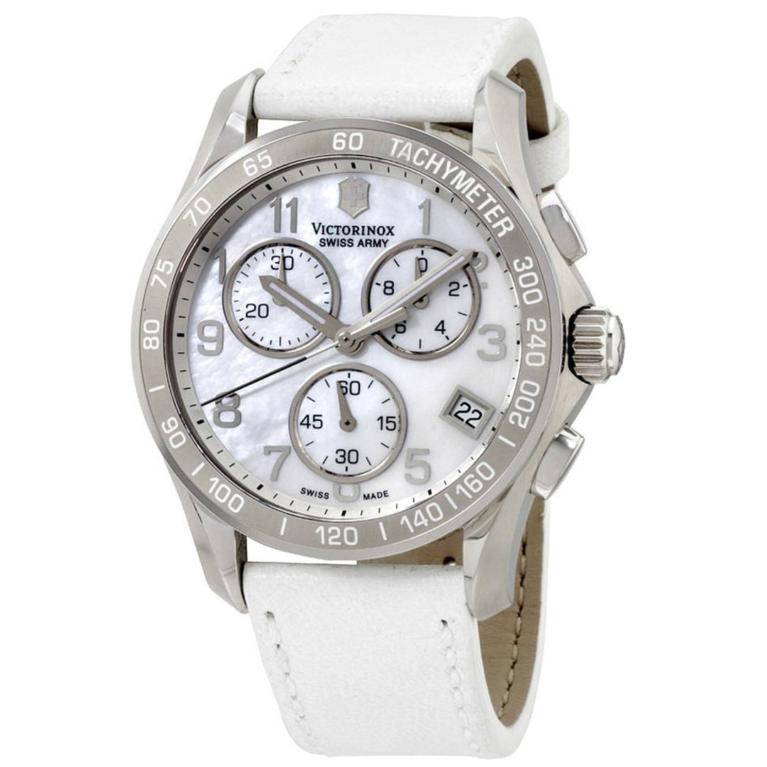 Swiss Army Mens Classic White MOP Dial Watch - 241418 Image 1