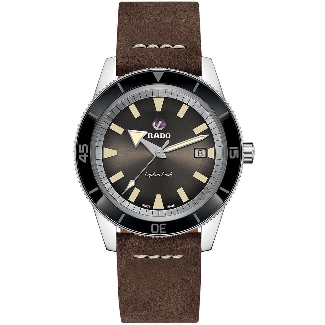 Rado Mens Captain Cook Grey Dial Watch - R32505016 Image 1