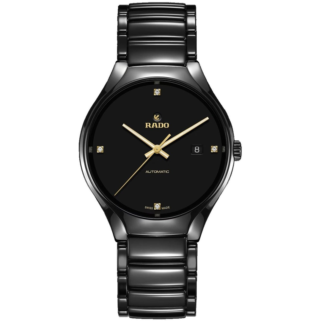 Rado Mens True Black Dial Watch - R27056712 Image 1