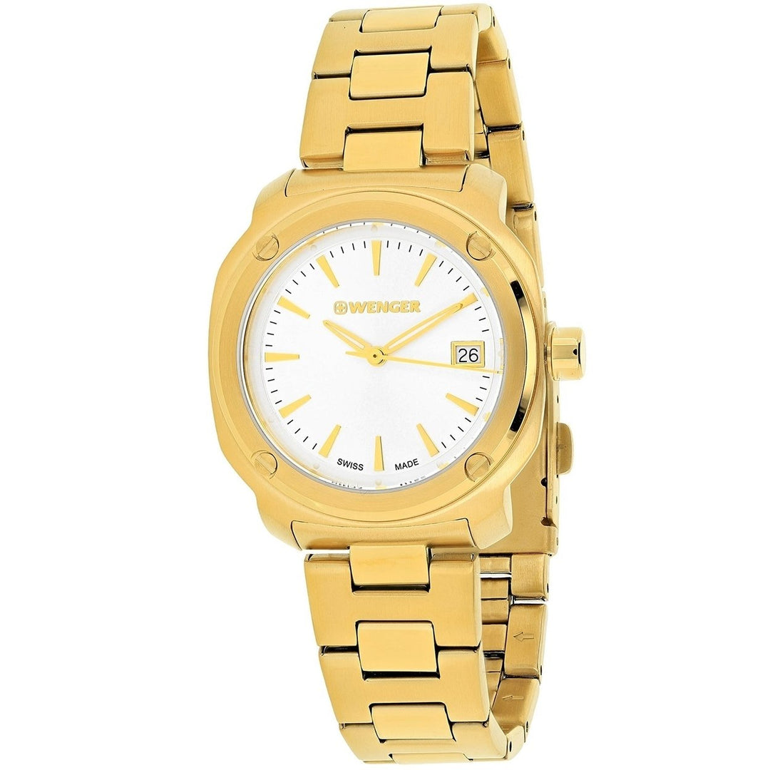 Wenger Womens Edge Index Silver Dial Watch - 01.1121.107 Image 1