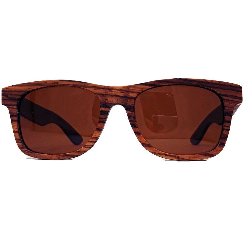 Zebrawood Full Frame Polarized Sunglasses Image 2