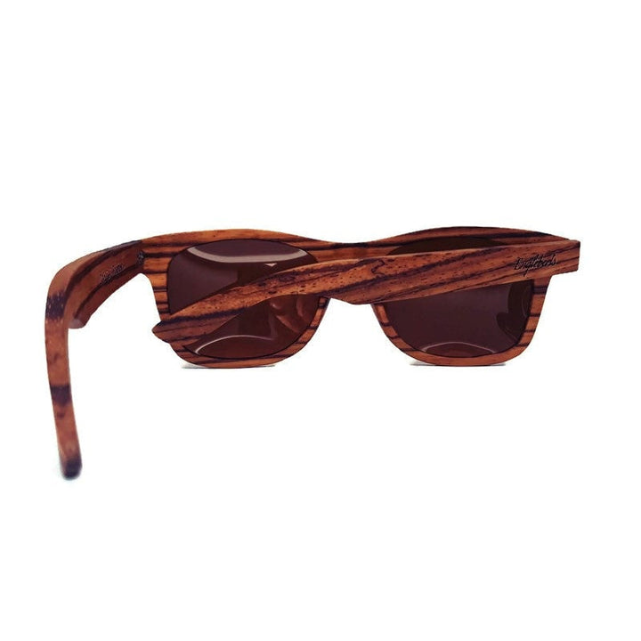 Zebrawood Full Frame Polarized Sunglasses Image 4