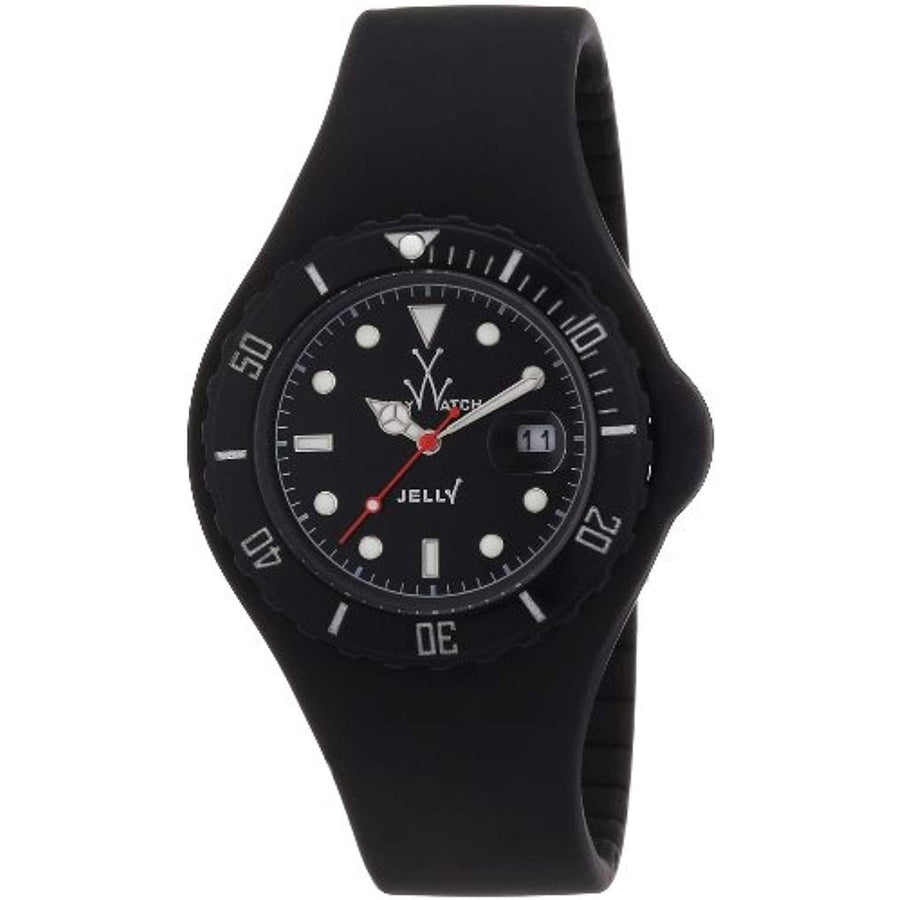 Toy Watch Mens Jelly Black Dial Watch - JY02BK Image 1