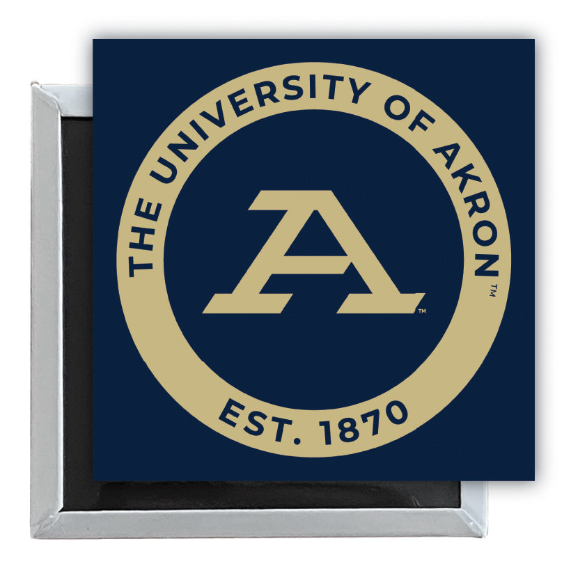 Akron Zips 2.5"x 2.5" Fridge Magnet Officially Licensed Collegiate Product Image 1