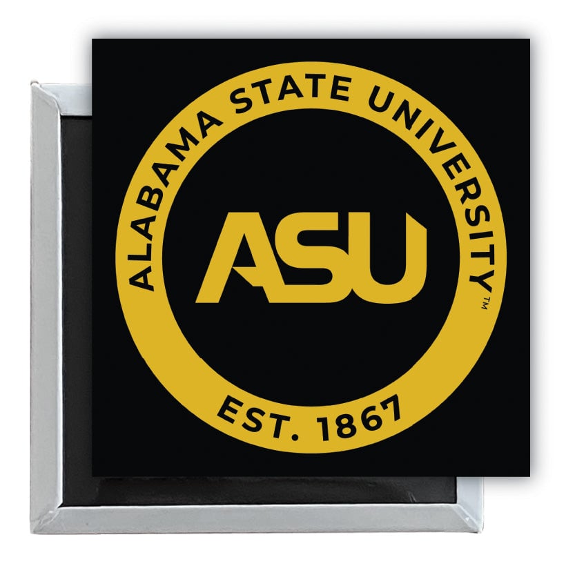 Alabama State University 2.5"x 2.5" Fridge Magnet Officially Licensed Collegiate Product Image 1