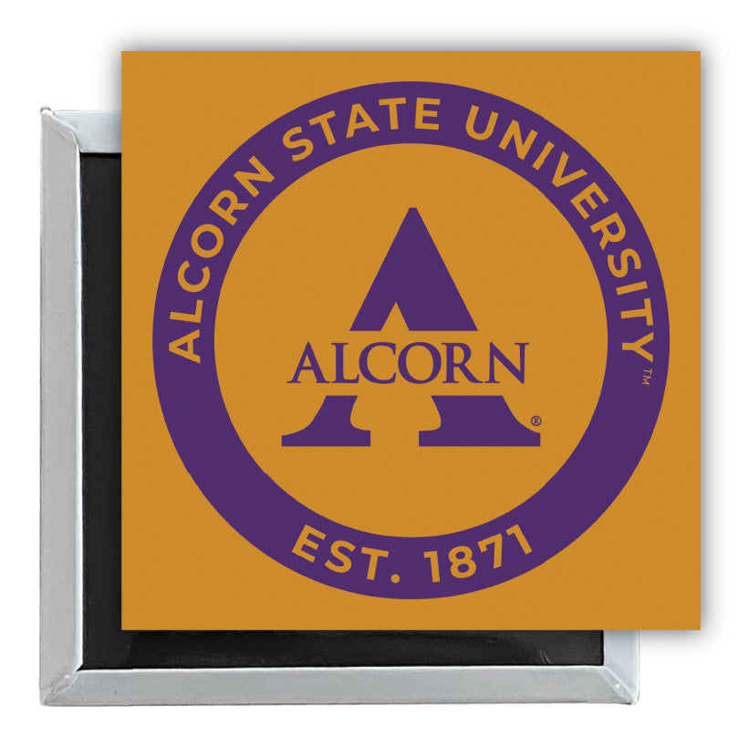 Alcorn State Braves 2.5"x 2.5" Fridge Magnet Officially Licensed Collegiate Product Image 1