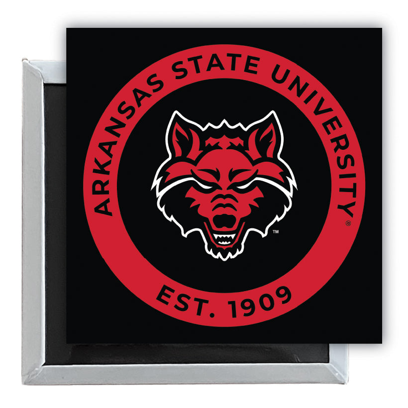 Arkansas State 2.5"x 2.5" Fridge Magnet Officially Licensed Collegiate Product Image 1