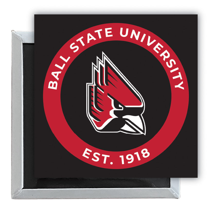 Ball State University 2.5"x 2.5" Fridge Magnet Officially Licensed Collegiate Product Image 1