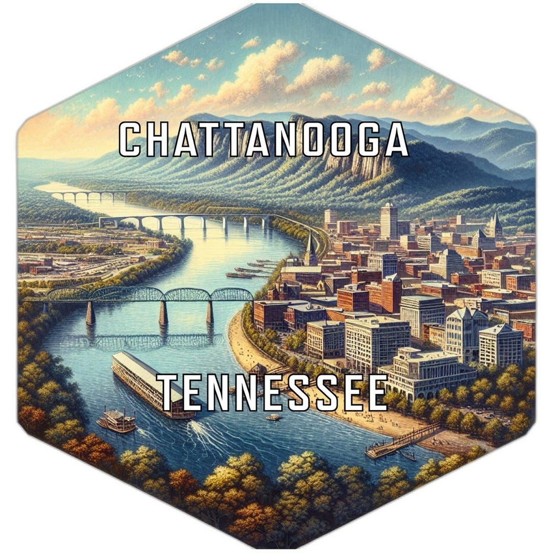 Chattanooga Tennessee Travel Destination Souvenir Vinyl Decal Sticker Image 1