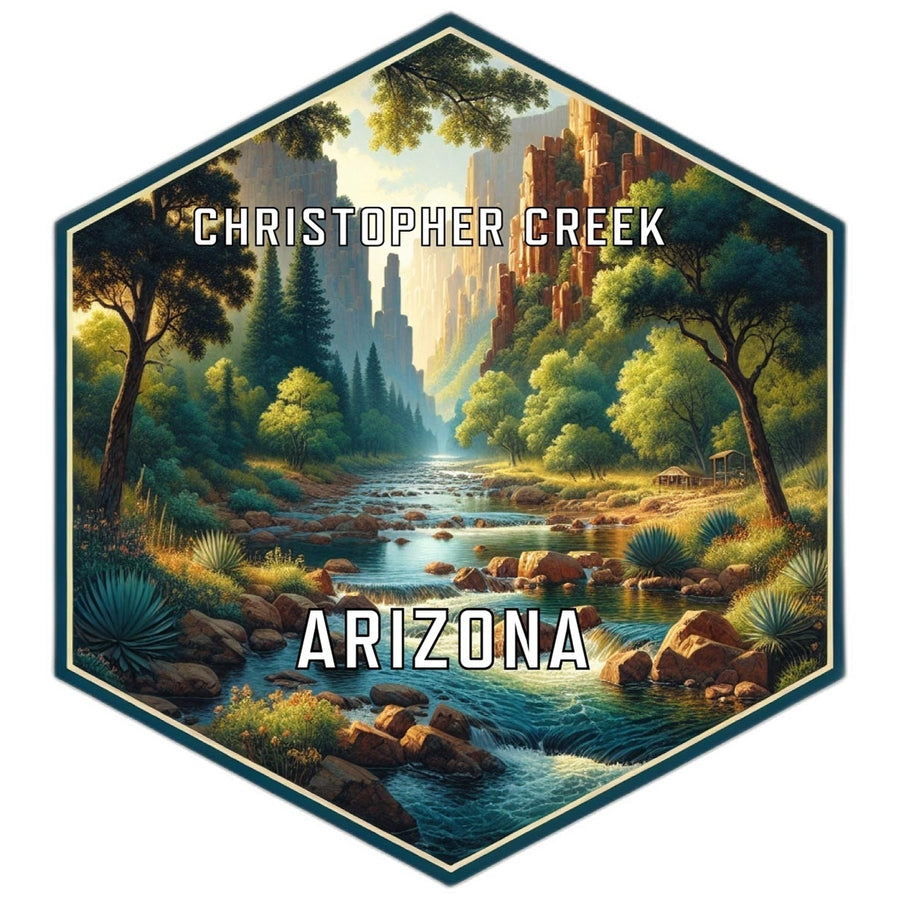 Christopher Creek Arizona Travel Destination Souvenir Vinyl Decal Sticker Image 1