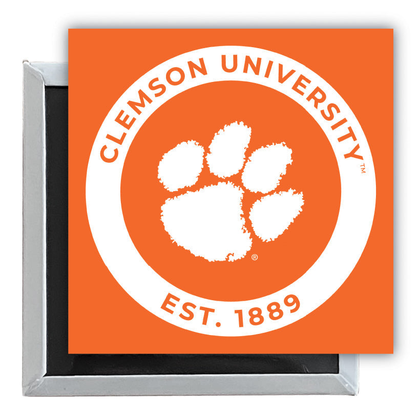 Clemson Tigers 2.5"x 2.5" Fridge Magnet Officially Licensed Collegiate Product Image 1