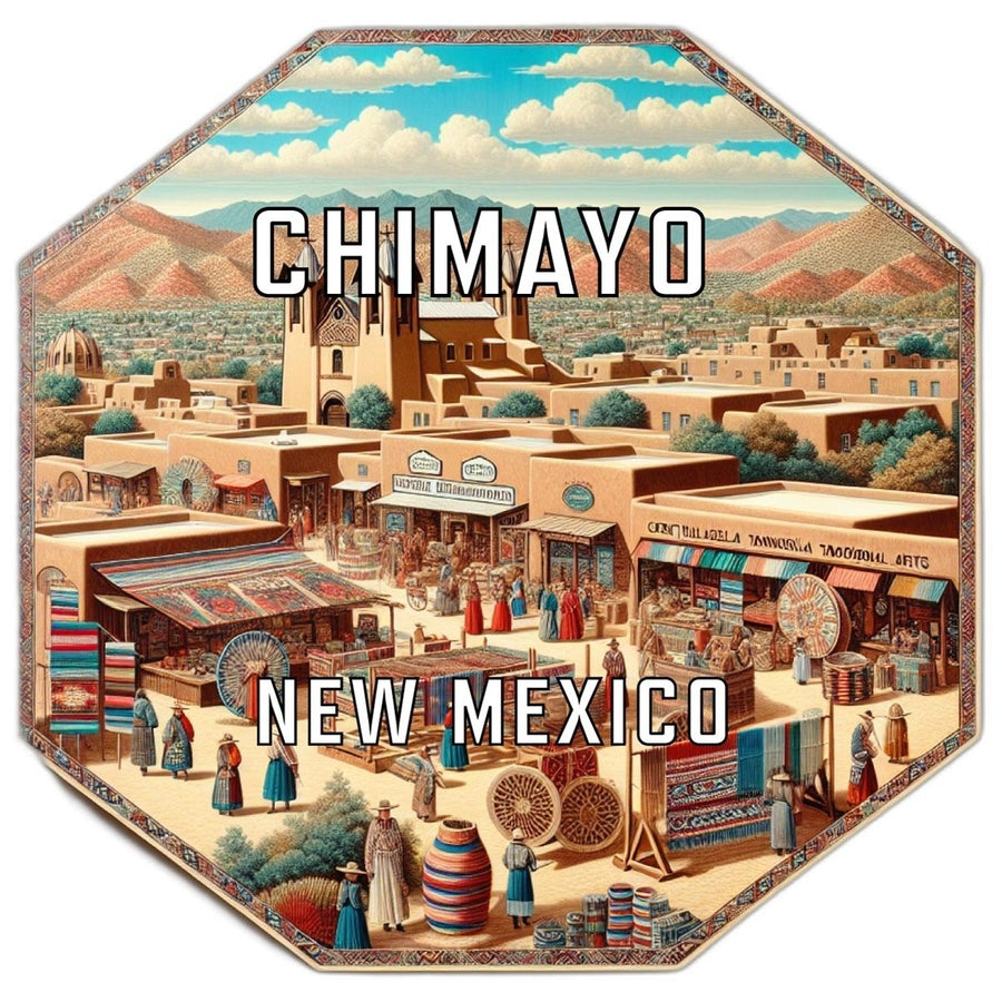 Chimayo Mexico Travel Destination Souvenir Vinyl Decal Sticker Image 1