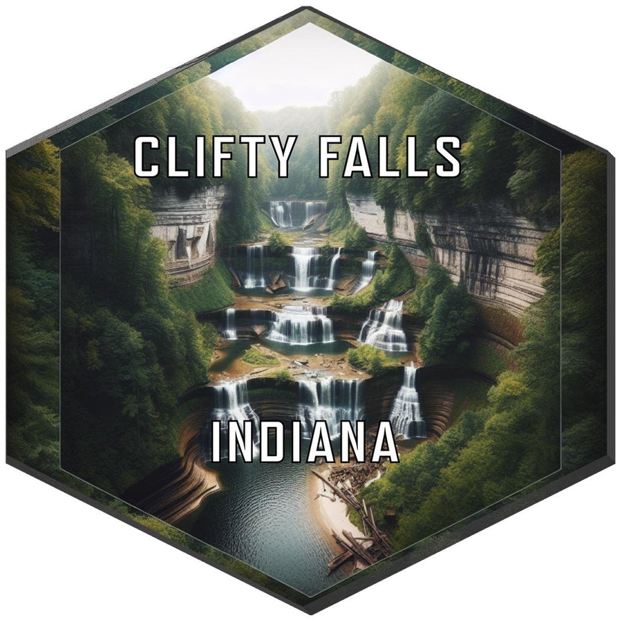 Clifty Falls Indiana Travel Destination Souvenir Vinyl Decal Sticker Image 1