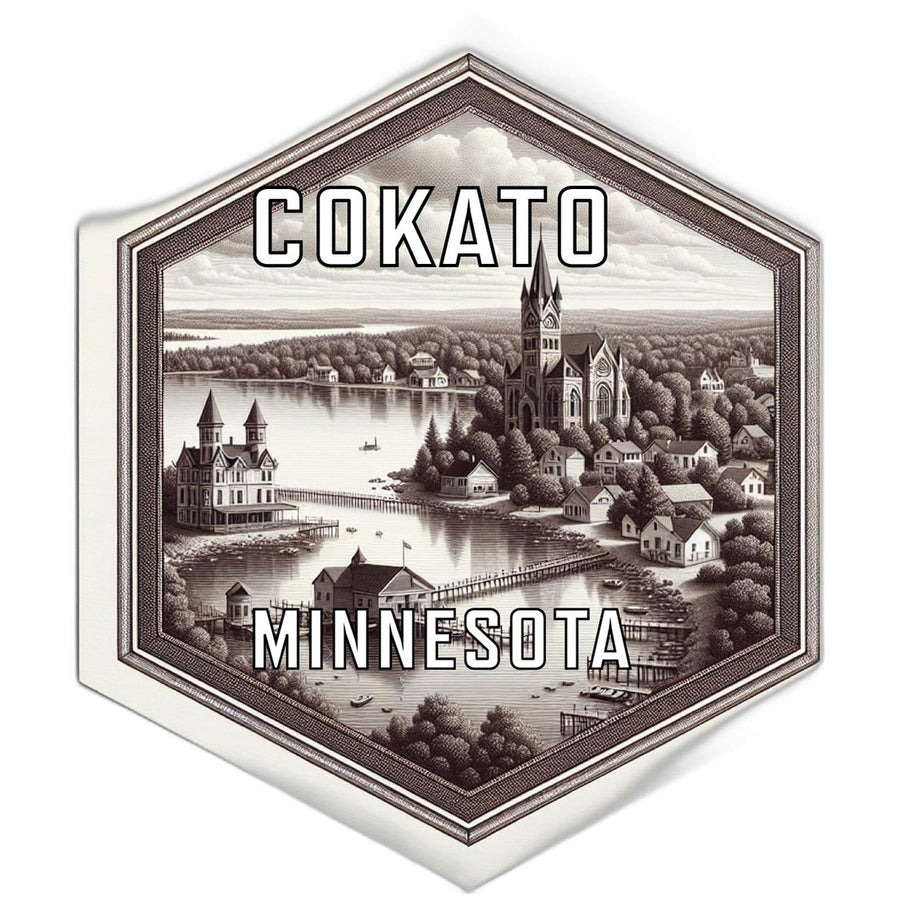 Cokato Minnesota Travel Destination Souvenir Vinyl Decal Sticker Image 1