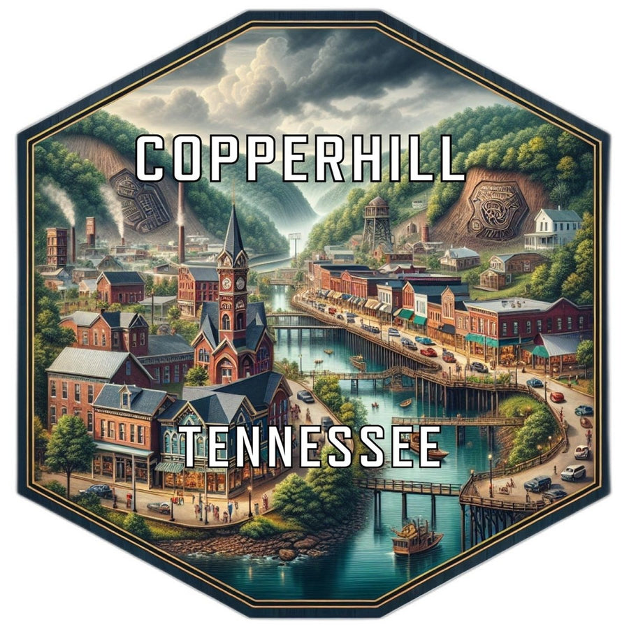 Copperhill Tennessee Travel Destination Souvenir Vinyl Decal Sticker Image 1