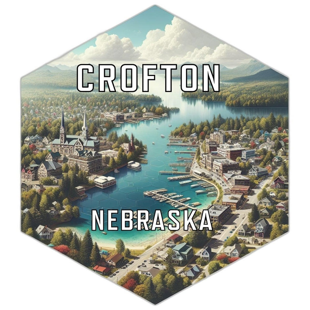 Crofton Nebraska Travel Destination Souvenir Vinyl Decal Sticker Image 1