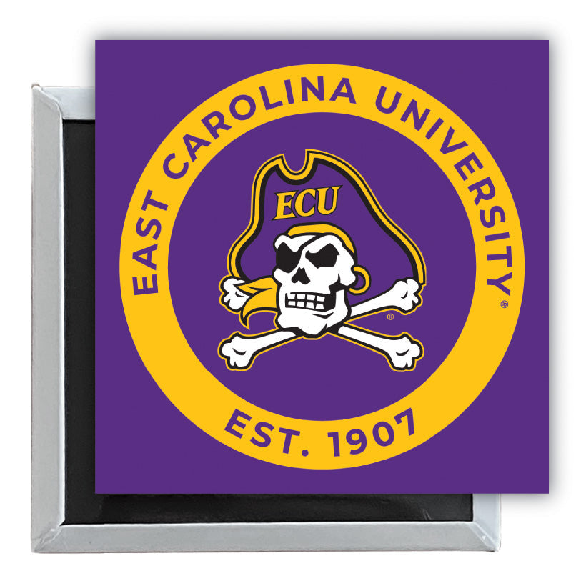 East Carolina Pirates 2.5"x 2.5" Fridge Magnet Officially Licensed Collegiate Product Image 1