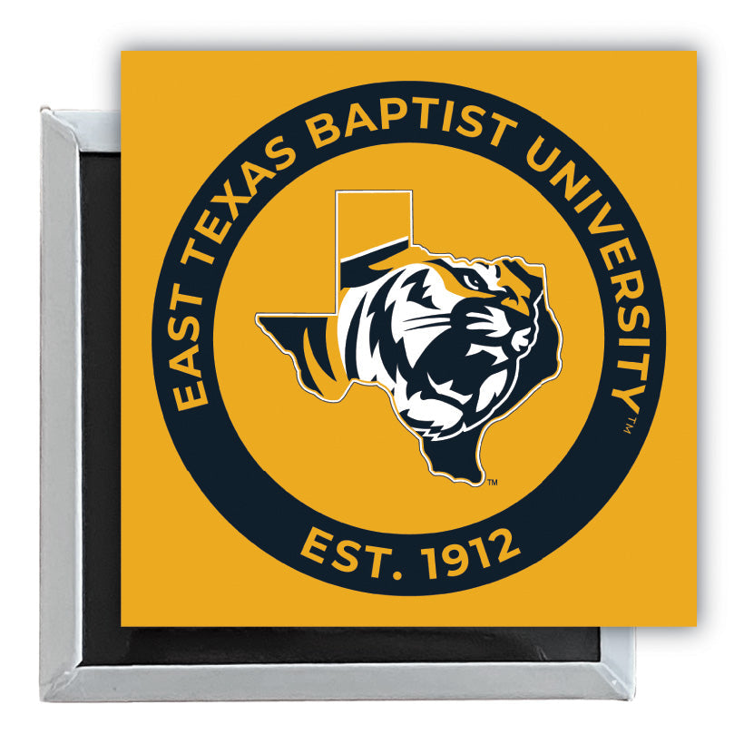 East Texas Baptist University 2.5"x 2.5" Fridge Magnet Officially Licensed Collegiate Product Image 1