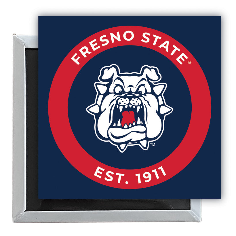 Fresno State Bulldogs 2.5"x 2.5" Fridge Magnet Officially Licensed Collegiate Product Image 1