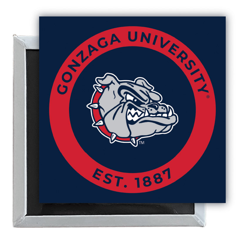 Gonzaga Bulldogs 2.5"x 2.5" Fridge Magnet Officially Licensed Collegiate Product Image 1