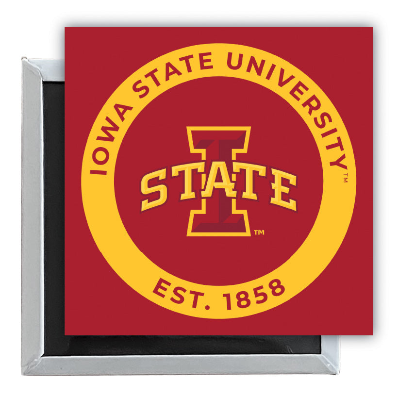 Iowa State Cyclones 2.5"x 2.5" Fridge Magnet Officially Licensed Collegiate Product Image 1